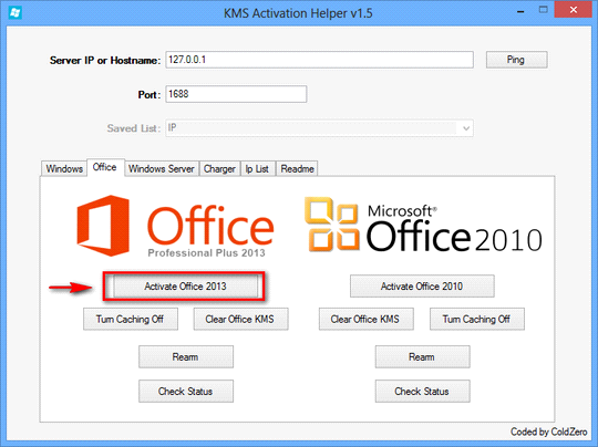 Скачать Активатор Microsoft Office 2013