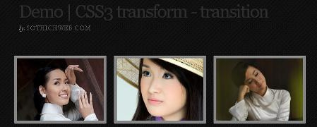 CSS3 transform - transition