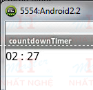Tạo bộ đếm giờ trong lập trình Android