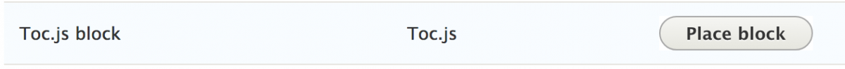 Toc.js block