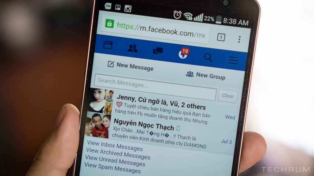 Cách chặn tin nhắn quảng cáo phiền phức trên Facebook Messenger