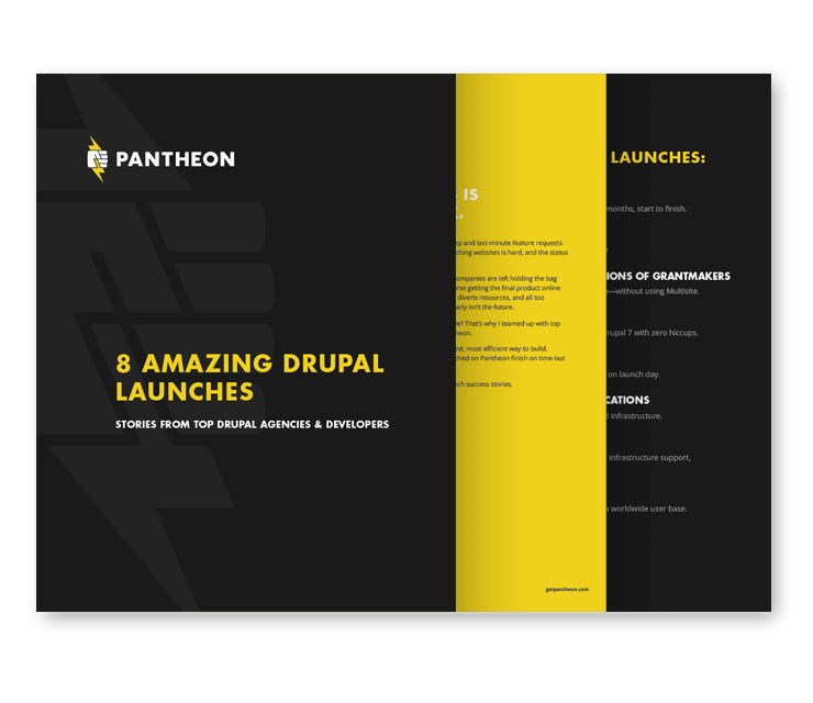 8 Amazing Drupal Launches của pantheon