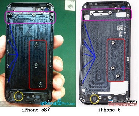 Những bức ảnh thực tế được cho là của iPhone 5S vừa được đăng tải trên mạng