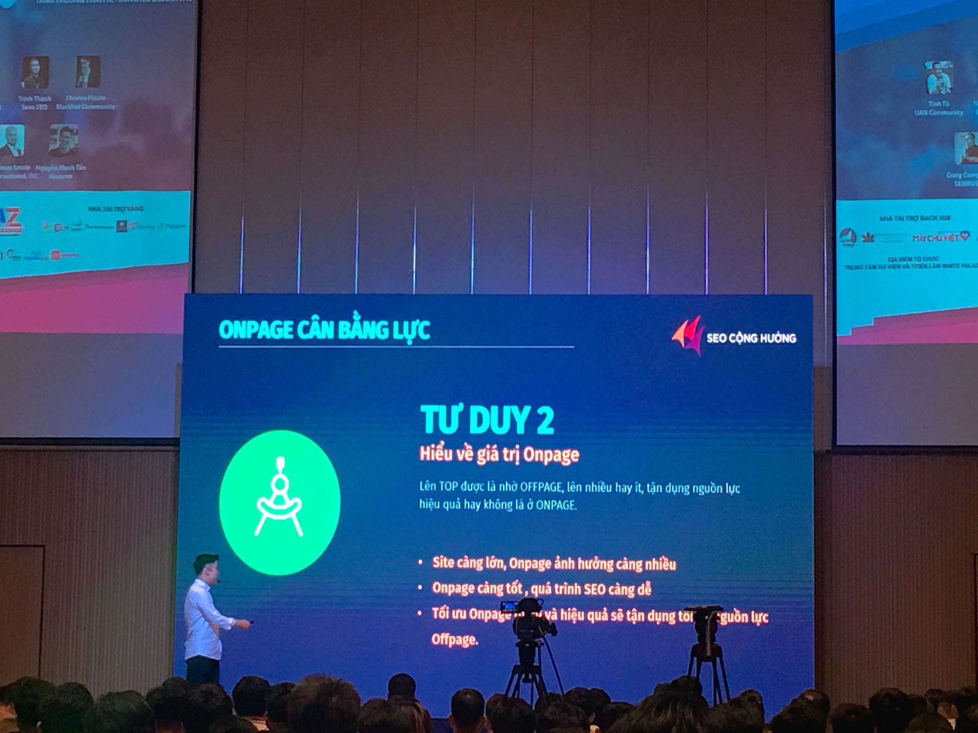 Mô hình Onpage cân bằng lực tại sự kiện Việt Nam Digital SEO Summit 2019