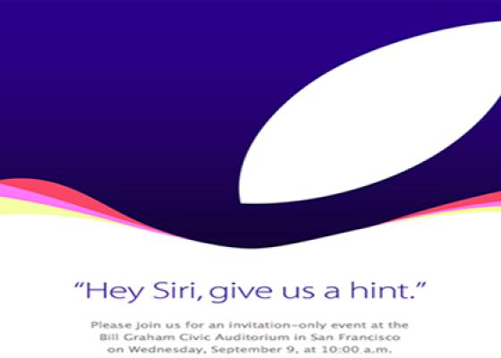 Thư mời sự kiện ngày 9/9 của Apple ra mắt iPhone 6S