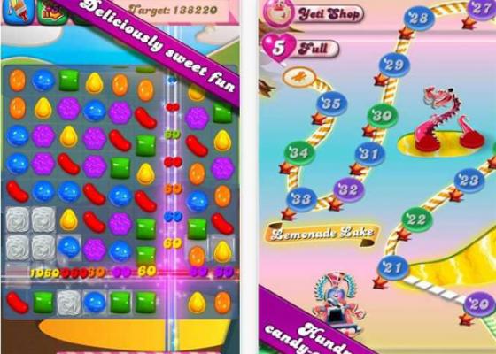 Candy Crush - ứng dụng hot nhất trên iPhone năm 2013