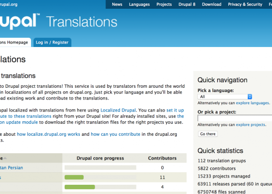 Hướng dẫn cách đóng góp Translations cho Drupal Projects