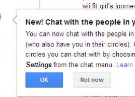 Google+ ra mắt tính năng chat circles
