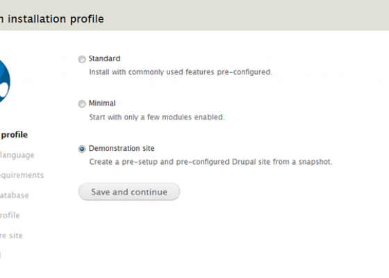Cách Installation profiles cho Drupal 7 site