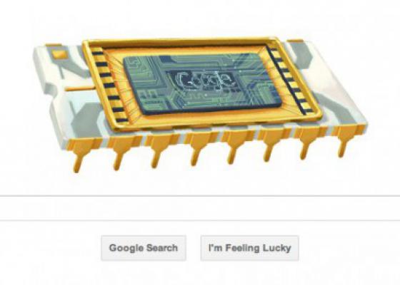 Google tạo Doodle kỷ niệm người đồng tạo ra vi chip