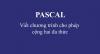 Bài toán Pascal: Viết chương trình cho phép cộng hai đa thức