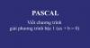Bài toán Pascal: Viết chương trình giải phương trình bậc 1 (ax + b = 0)